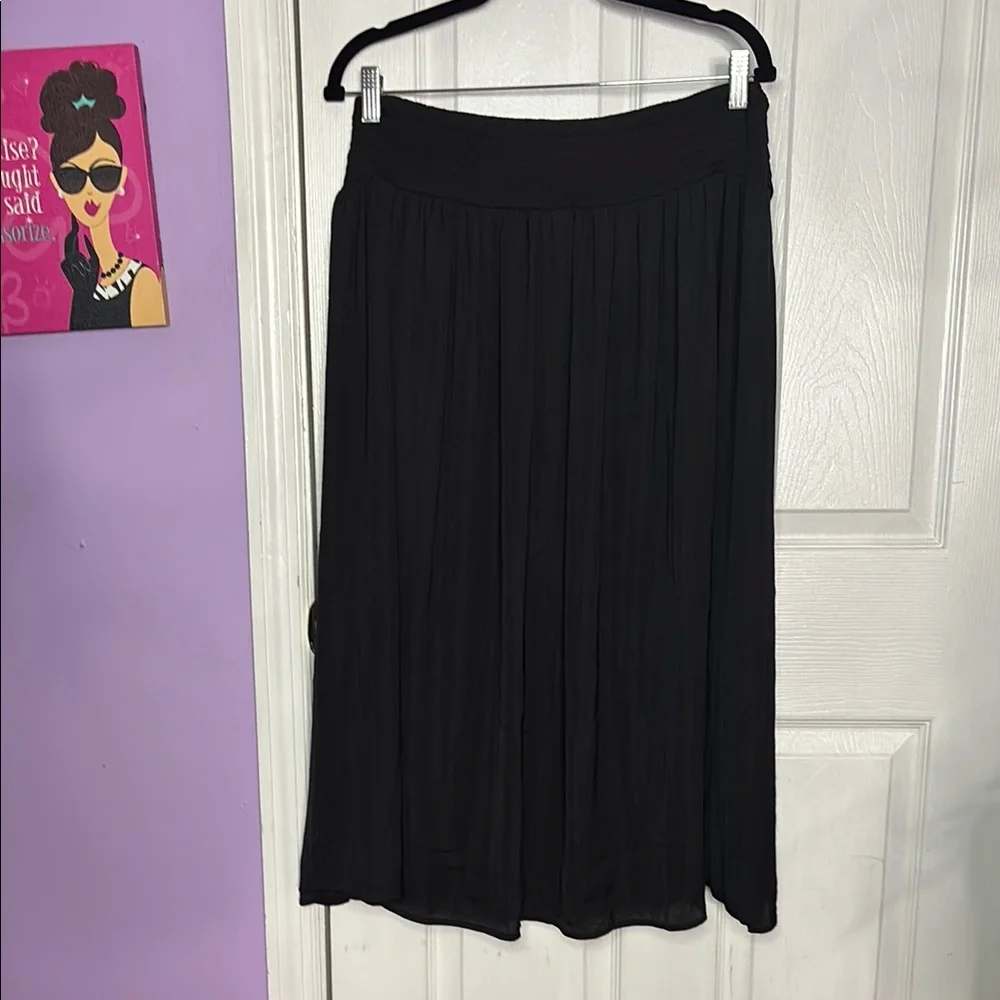 Midi Skirt with Front Tie